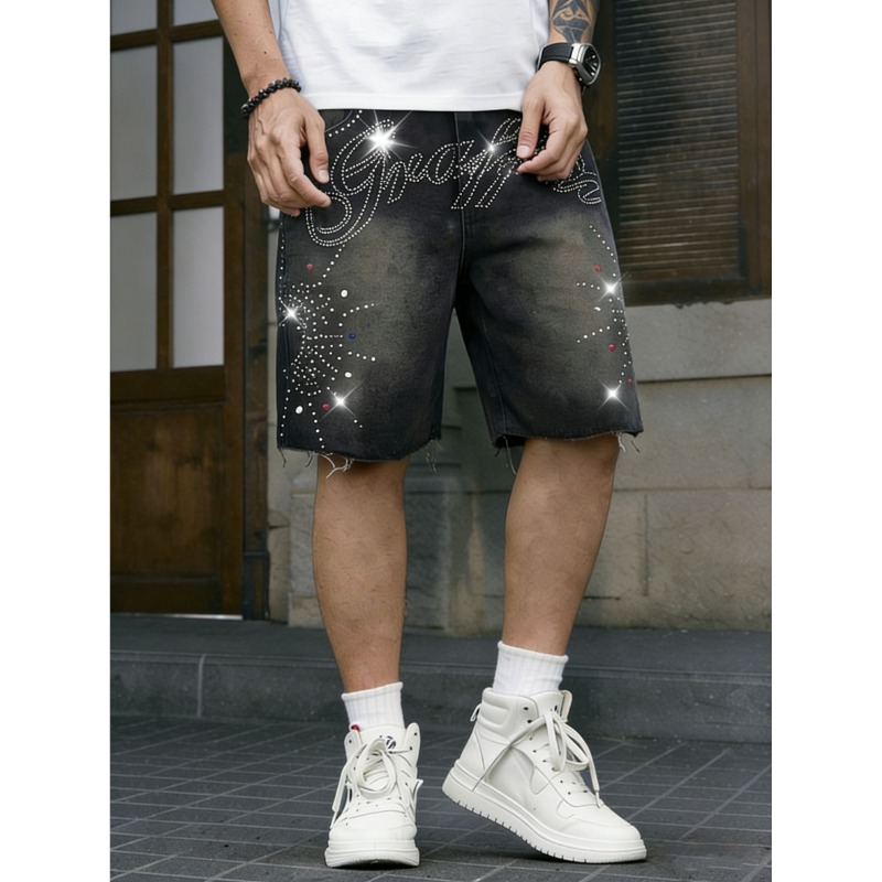 Amerikan Sokak Giyim Erkek Esn - Shorts Denim Frayed incelemesi ve fiyatı